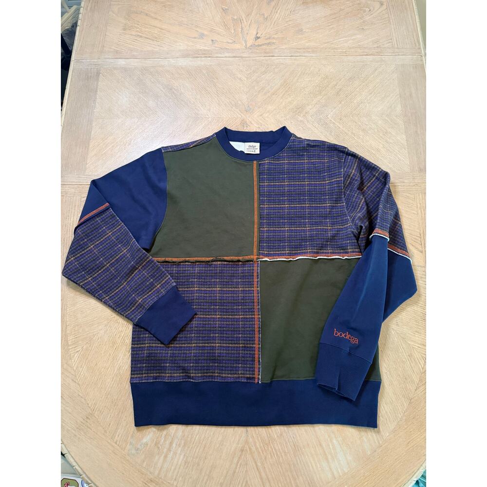 Bodega Hidden In Plain Sight Patchwork Pullover S… - image 5